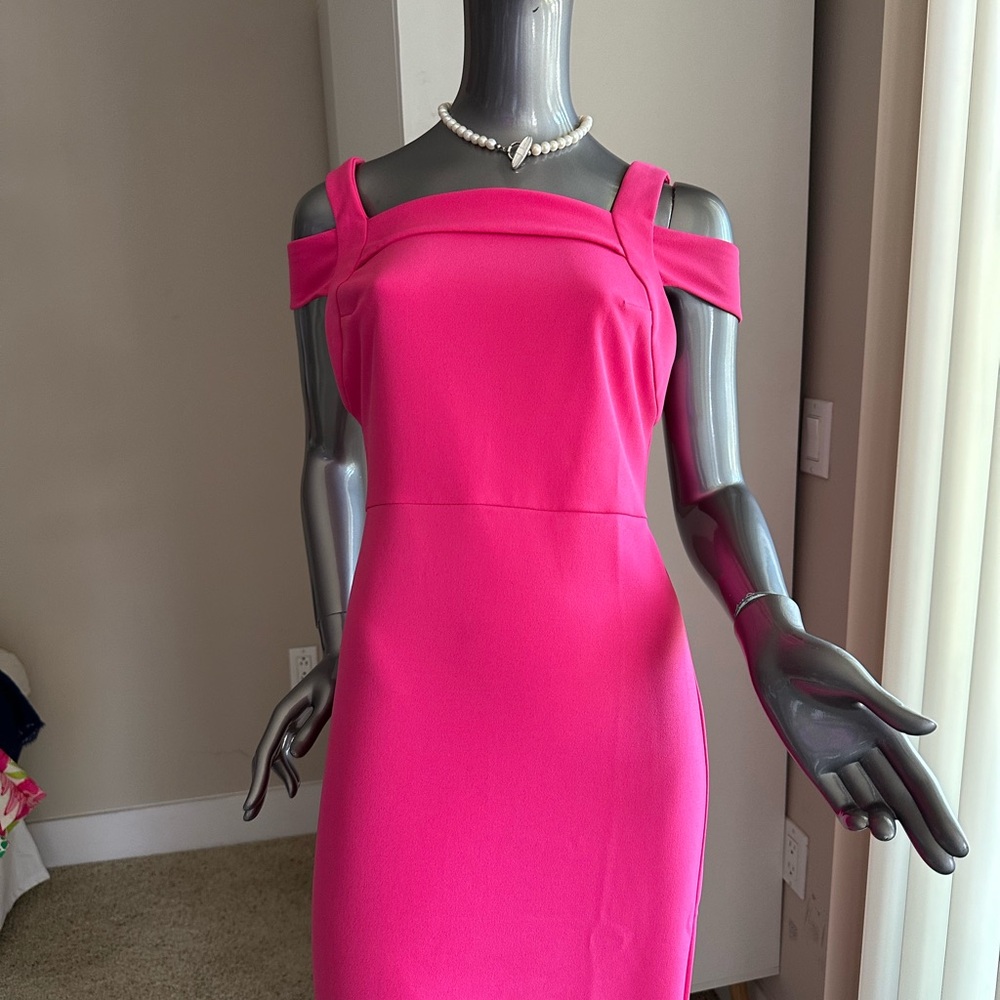 COLD SHOULDER DRESS BY ECI